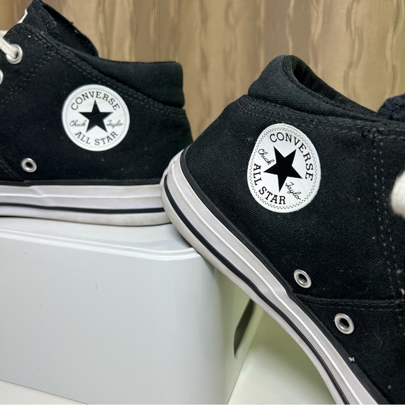 Converse Chuck Taylor All Star Madison Women's 9.5 Mid-Top Sneaker Black/White - Picture 11 of 15